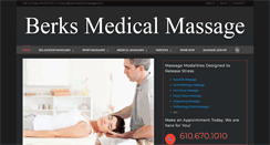 Desktop Screenshot of berksmedicalmassage.com