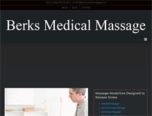 Tablet Screenshot of berksmedicalmassage.com